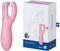 Satisfyer, vibrator, oplegvibrator, 'Treesome 4', 14 cm, met app, 3 motoren, voor stimulatie van clitoris en schaamlippen