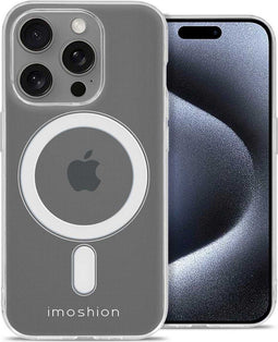imoshion Hoesje Geschikt voor iPhone 15 Pro Hoesje Siliconen - imoshion Backcover Geschikt voor MagSafe - Transparant