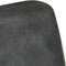 vidaXL Fauteuil echt leer verweerd grijs