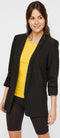 PIECES PCBOSS 34 - Dames Blazer - Driekwart mouwen - Zwart