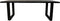 HSM Collection Eettafel Rechthoekig U-poot 220cm Zwart Acaciahout/Metaal