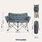 TRVLMORE Comfort Bench - Campingbank - 2 Persoons - 240 kg draagvermogen - Grijs