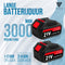 Vesto® VESTO-DBL11 - Accu Slagmoersleutel - 21V 600Nm incl. 2 accu's en koffer (2 stuks)