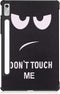 iMoshion Tablet Hoes Geschikt voor Lenovo Tab P11 Pro (2nd gen) - iMoshion Design Trifold Bookcase - Meerkleurig /Don't touch