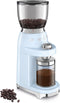 Smeg CGF01PBEU - Koffiemolen - 30 maalstanden - Pastelblauw