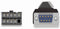 Delock 89900 - Seriële RS-232-kabel - 25 cm - Grijs