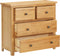vidaXL - Ladekast - 80x33,5x75 - cm - massief - eikenhout