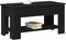 vidaXL - Zwarte - Eikenhouten - Salontafel - - - 101x49x52 - cm - Gemaakt - van - Geënginieerd - Hout