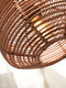 GOOD&MOJO Plafonniere Tanami - Rotan Zwart - Ø25cm - Modern