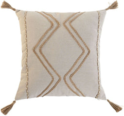 Kussen Home ESPRIT Beige Boho 45 x 5 x 45 cm