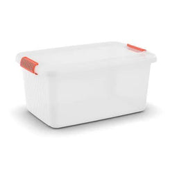 Keter Kis K Latch Opbergbox - 43 L - Stapelbaar & Nestbaar - Kunststof (6 stuks)