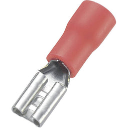 TRU COMPONENTS 1572131 Platte stekker (female) 100 stuk(s)