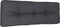 vidaXL - Palletkussen - 120x40x12 - cm - stof - antracietkleurig