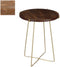 Mica Decorations Alec Bijzettafel - H55 x Ø43 cm - Hout - Bruin