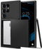Spigen Slim Armor CS - Soft case - Versterkte valbescherming met pasjesvak - Zwart