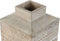 Vaas Home ESPRIT Wit Natuurlijk Mangohout Koloniaal 18 x 18 x 30,5 cm