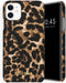 Selencia Hoesje Geschikt voor iPhone 11 Hoesje - Selencia Maya Fashion Backcover - bruin