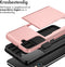 imoshion Hoesje Geschikt voor Samsung Galaxy S22 Hoesje - Ruimte voor 2 pasjes - imoshion Backcover met pasjeshouder - Rosé Goud