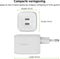 Belkin BoostCharge Pro 65W - 2-poorts USB-C-wandlader - Snelladen met GaN en PPS - Wit