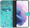 iMoshion Hoesje Geschikt voor Samsung Galaxy S21 Plus Hoesje Met Pasjeshouder - iMoshion Design Softcase Bookcase - Meerkleurig / Blossom