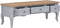 vidaXL - Tv-meubel - 100x35x35 - cm - hout - grijs