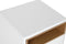 Nachtkastje Home ESPRIT Wit Natuurlijk Polyurethaan Hout MDF 48 x 40 x 55 cm
