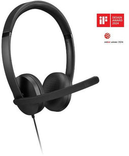 Lenovo 4XD1P83425 - Hoofdtelefoon met microfoon - USB - Zwart