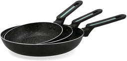 Pannenset Quid Oasis Zwart Metaal 3 Onderdelen