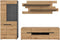 Furnilux Canu - Woonkamercombinatie - Tijdloos en praktisch - Bruin - 44x280x190cm