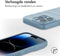 iMoshion Hoesje Geschikt voor iPhone 14 Pro Hoesje Siliconen - iMoshion EasyGrip Backcover - Lichtblauw