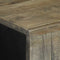 vidaXL - Dressoir - 60x33,5x75 - cm - massief - mangohout - lichtgrijs