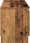 vidaXL - Tv-meubel - 102x30x36 - cm - bewerkt - hout - oud - houtkleurig
