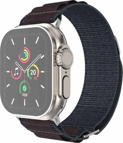 imoshion Nylon Alpine bandje - Geschikt voor Apple Watch 1, 2, 3, 4, 5, 6, 7, 8, 9, 10 (42 mm), SE - 38/40/41 mm - Paars - One Size