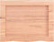 vidaXL - Wastafelblad - 40x30x(2-4) - cm - behandeld - massief - hout - lichtbruin