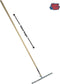 Synx Tools 60cm Vloertrekker met steel 150cm - Vloerwisser - Trekkers/moppen - Zwart - Vloermop/Vloerreiniger -Houten Steel 150cm