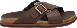 Timberland Amalfi Vibes Cross Sandalen - Heren - Verstelbare kruisbanden - Donkerbruin - Maat 43