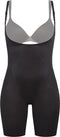 SPANXshape™ Thinstincts 2.0 - Invisible Open-Bust Mid-Thigh Bodysuit - Verstelbare bandjes - Zwart