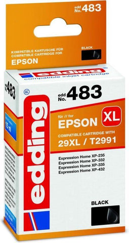 Edding EDD-483 inktcartridge 1 stuk(s) Compatibel Zwart