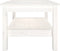vidaXL - Salontafel - 80x50x40 - cm - massief - grenenhout - wit