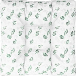 vidaXL - Palletkussen - bladpatroon - 70x70x12 - cm - stof