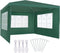 tectake® Paviljoen Barinas - Partytent 3x3 m - Waterdicht Zeildoek - Groen