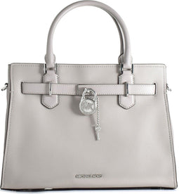 Handtas Dames Michael Kors Hamilton Grijs 34 x 26 x 15 cm