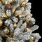 vidaXL - Kunstkerstboom - met - scharnieren - 300 - LED's - en - kerstballen - 180 - cm