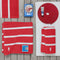 Seahorse combiset Menton badmat 50 x 75 cm red (per 2 stuks)