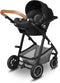 Lionelo Amber - 3in1 Kinderwagen - Reiswieg Buggy Autostoel - ADAC getest - Geveerde luchtbanden - Steen Grijs