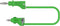Electro PJP 2117-CD1-100V Meetsnoer Bananenstekker Bananenstekker 1.00 m Groen 1 stuk(s)