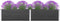 vidaXL - Plantenbak - verhoogd - 300x50x54 - cm - HKC - grijs