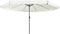 vidaXL - Tuinparasol - met - LED-verlichting - 395x245 - cm - zandwit
