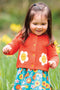 Frugi Patsy Pocket Vest - Meisjes Vest - Lange mouwen - Maat 128