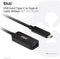 Club 3D CAC-1536 - USB Gen2 Type-C naar Type-A Kabel - 10Gbps 5m Zwart